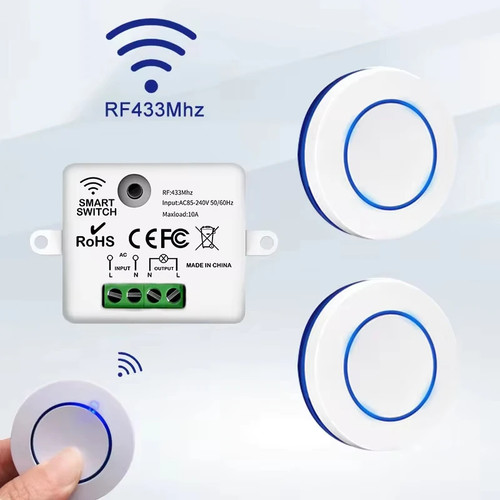 433mhz wireless 10a relè - 10a,