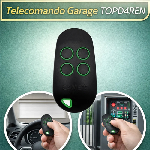 Telecomando garage topd4ren - telecomando,